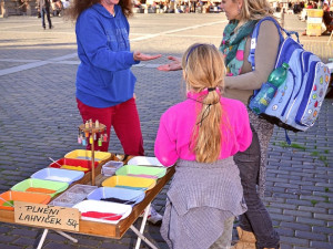 Švestkové trhy na náměstí Přemysla Otakara II.