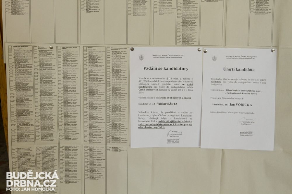 Komunální volby 2014 v Českých Budějovicích - Štítného ulice