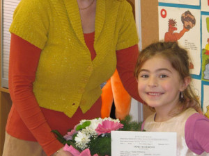 Prvňáčci ze ZŠ Baarova dostali pololetní vysvědčení