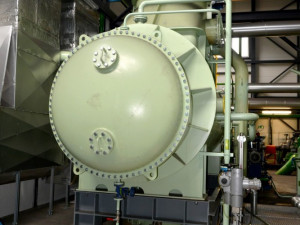 Část systému turbíny