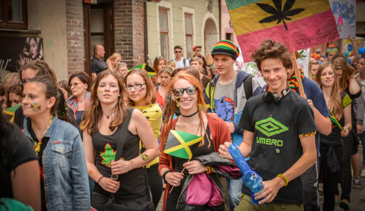 Průvod Budějovického Majálesu 2015. Foto: Dominik Svoboda