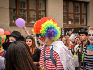 Průvod Budějovického Majálesu 2015. Foto: Dominik Svoboda