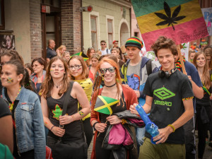 Průvod Budějovického Majálesu 2015. Foto: Dominik Svoboda