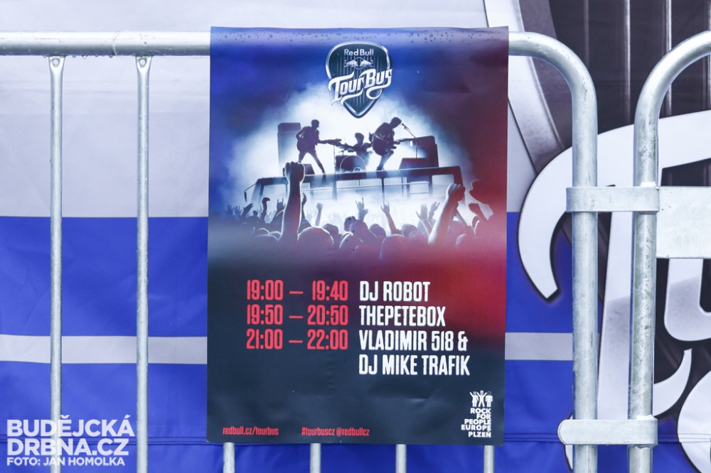 Red Bull Tour Bus