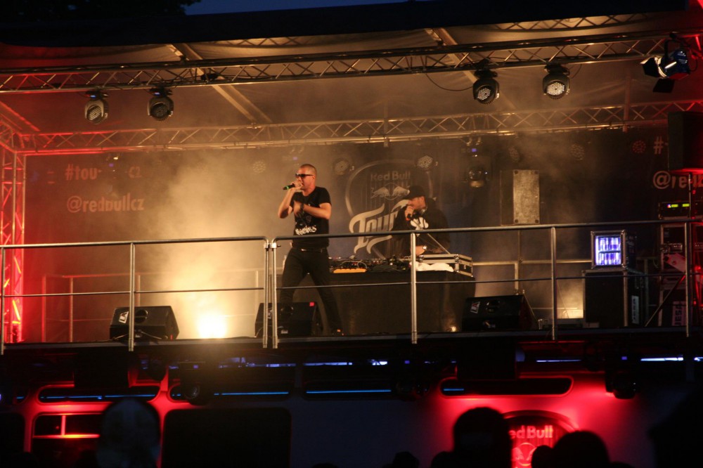 Red Bull Tour Bus