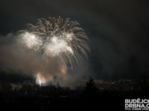 Novoroční ohňostroj v Protivíně