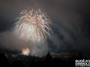 Novoroční ohňostroj v Protivíně