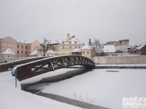 Zasněžené České Budějovice