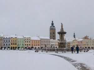 Zasněžené České Budějovice