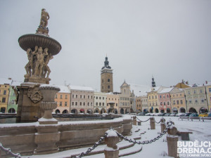 Zasněžené České Budějovice