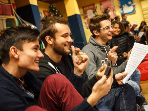 Zkouška muzikálu Cyrano