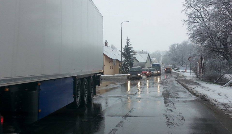 Objízdná trasa Kamenný Újezd