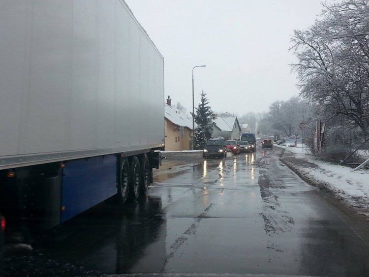 Objízdná trasa Kamenný Újezd