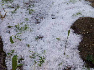 Krupobití v jižních Čechách