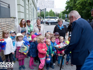 Prezident Miloš Zeman na návštěvě Jihočeského kraje 2016