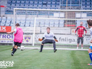 Trénink s A-týmem Dynama