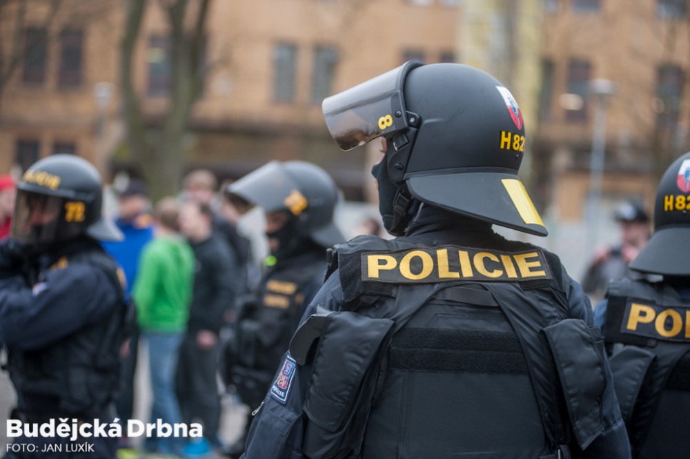 Policejní cvičení v Budvar aréně