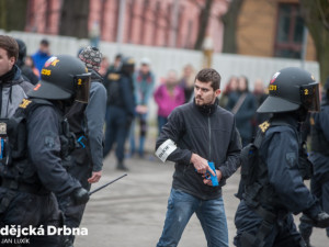 Policejní cvičení v Budvar aréně