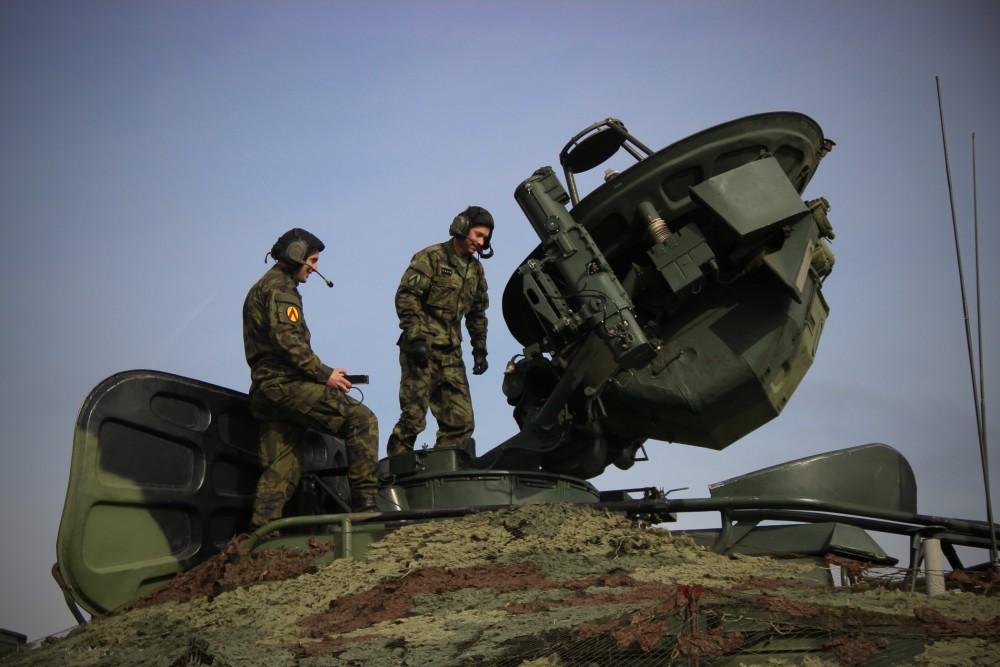ojáci ze strakonického 251. protiletadlového raketového oddílu se připravují na bojové střelby