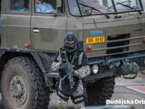 Safeguard 2017 - cvičení vojáků, policistů a specialistů ČEZ na ochranu Jaderné elektrárny Temelín proti teroristickému útoku