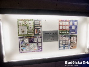 Protidrogový vlak v Českých Budějovicích