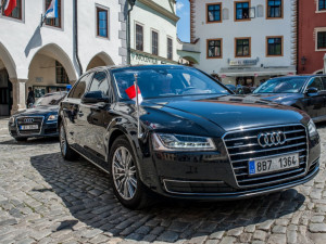 Singapurský prezident navštívil Český Krumlov