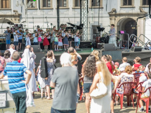 Happening ZUŠ Open v Českých Budějovicích.