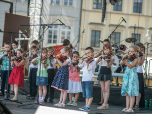 Happening ZUŠ Open v Českých Budějovicích.