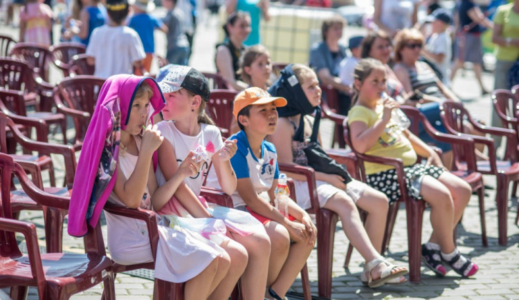 Happening ZUŠ Open v Českých Budějovicích.