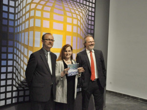 Vernisáž zahájila výstavu Victora Vasarelyho v Alšově jihočeské galerii