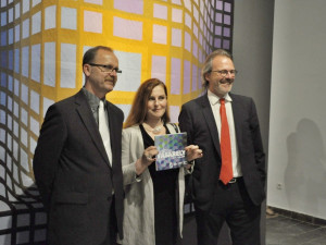 Vernisáž zahájila výstavu Victora Vasarelyho v Alšově jihočeské galerii