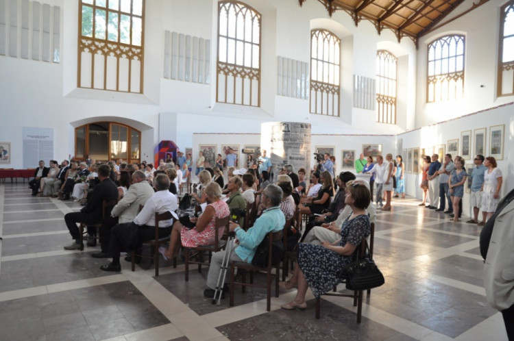 Vernisáž zahájila výstavu Victora Vasarelyho v Alšově jihočeské galerii