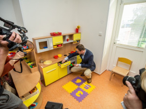 Slavnostní otevření nové školky v ulici Adolfa Trägera