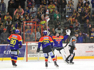 Radost Petra Kváči bezprostředně po skončení utkání