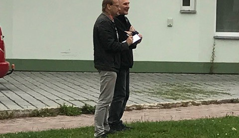 Křižovatka ulic B. Němcové a L. B. Schneidera při uzavírce Lidické třídy