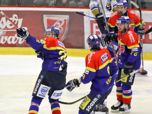 "Dohodli jsme se s Martinem Novákem a Vlastimilem Dostálkem, kteří seděli na novinářské tribuně, že když se trefím, tak pro ně udělám nějakou oslavu. Vyšlo to."