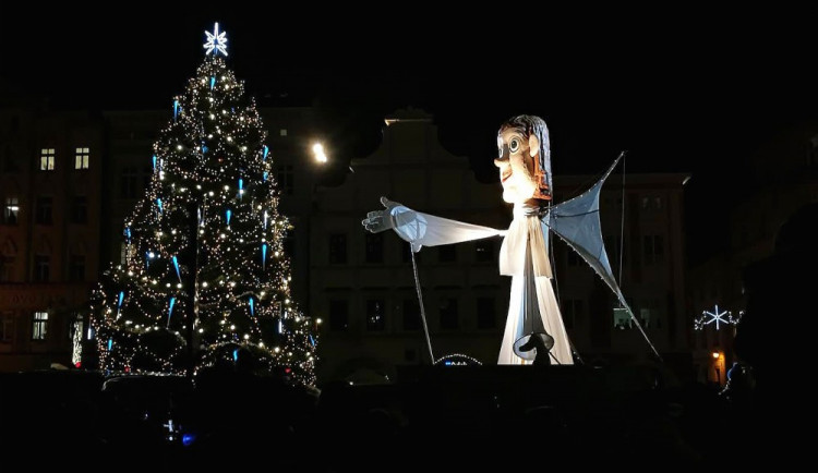 Přílet anděla na náměstí 2017