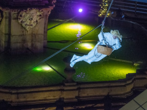 Přílet anděla na náměstí 2017