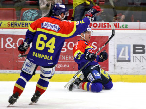 Velká radost úspěšného střelce Víta Jonáka