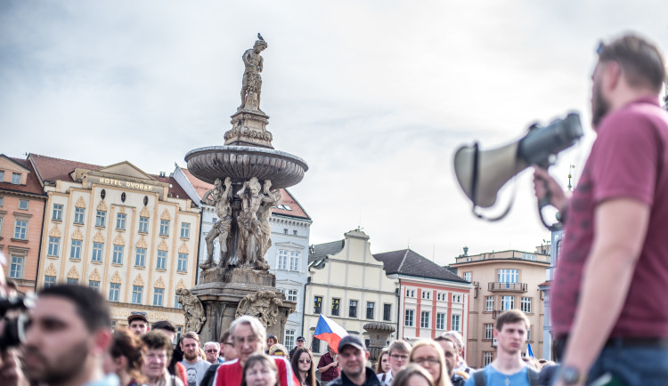 Budějcké pietní shromáždění za oběti koncentračního tábora v Letech