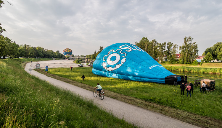 Balony nad Českými Budějovicemi