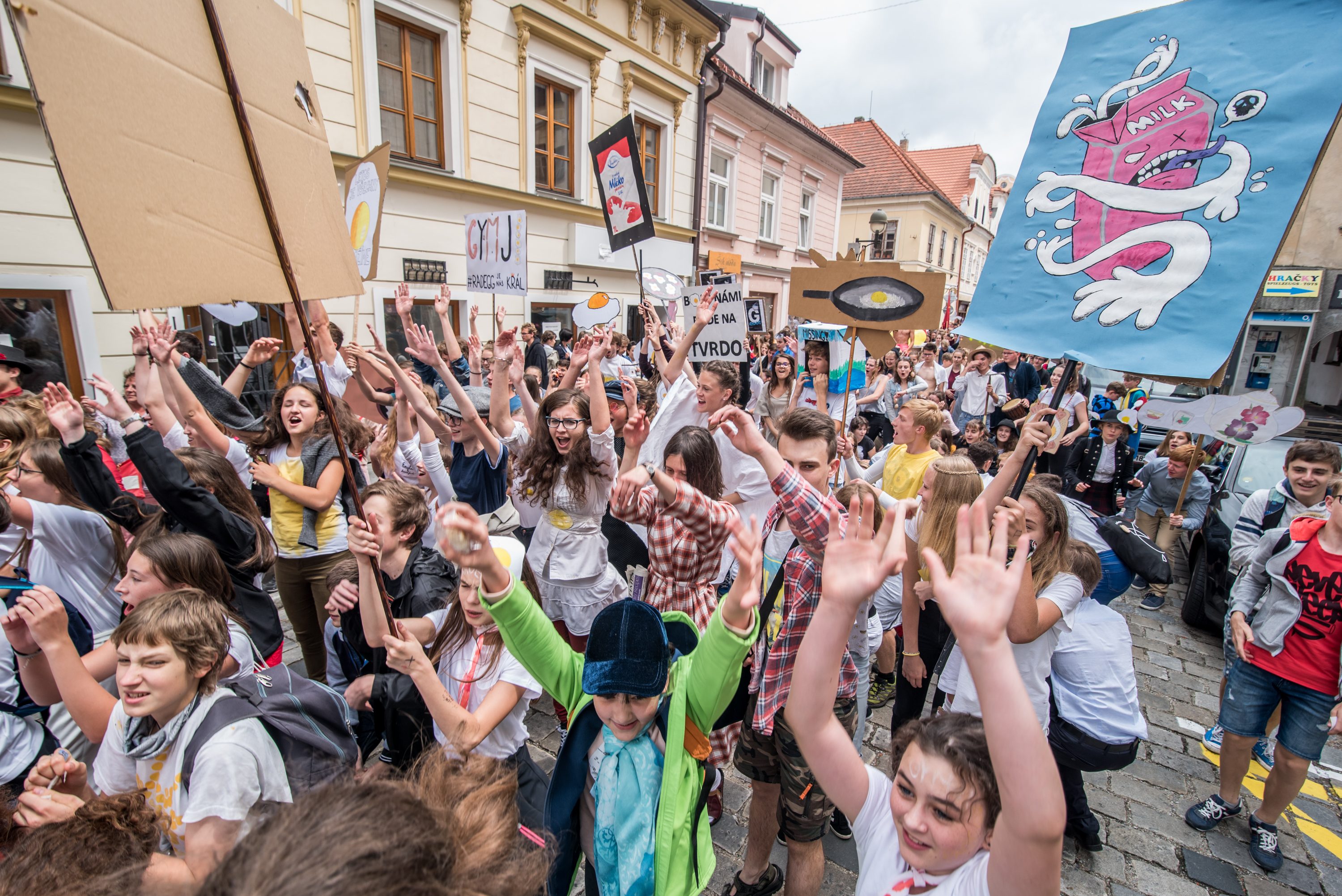 Králem Budějovického Majálesu se stal Martin Picek z Gymnázia J. V. Jirsíka