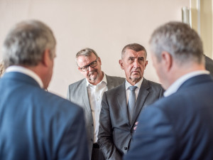 Předseda vlády Andrej Babiš v Českých Budějovicích