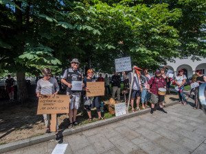 Vláda v demisi v Českých Budějovicích