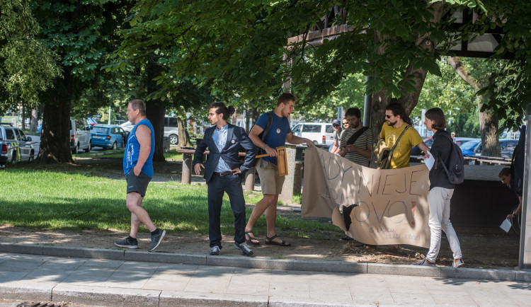 Vláda v demisi v Českých Budějovicích