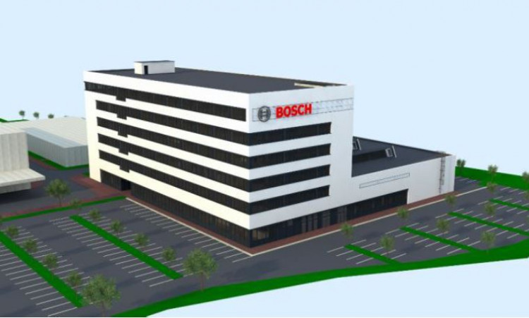 Vizualizace nového Technologického a vývojového centra společnosti Robert Bosch.