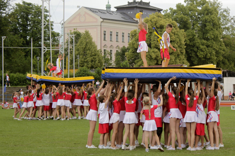 Všesokolský župní slet v Českých Budějovicích