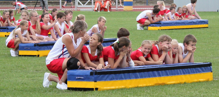 Všesokolský župní slet v Českých Budějovicích