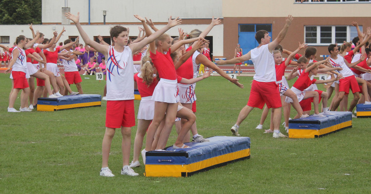 Všesokolský župní slet v Českých Budějovicích