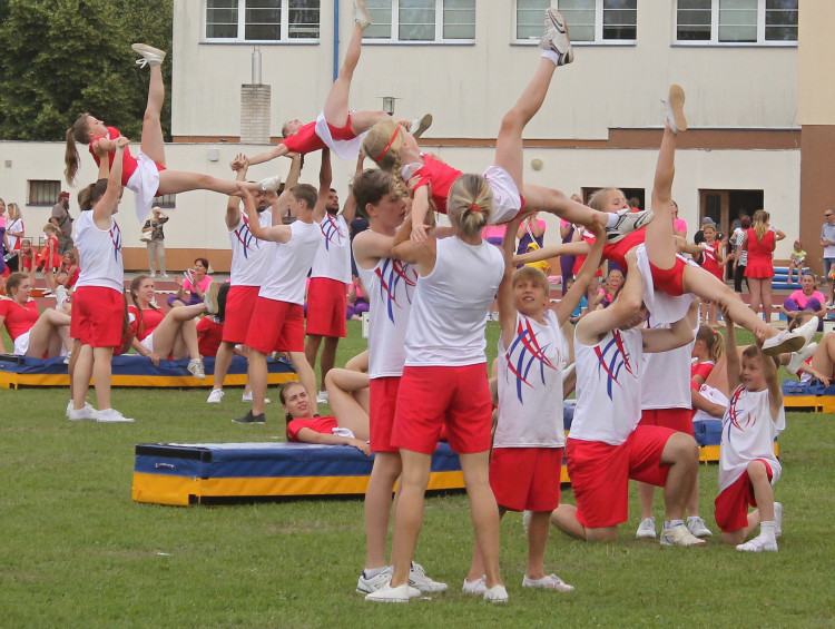 Všesokolský župní slet v Českých Budějovicích